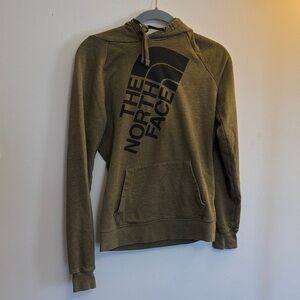 The North Face Green Khaki Pullover Woman’s Hoodie Small